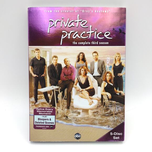 Private Practice The Complete Third Season DVD New From Makers of Grey's Anatomy - Picture 1 of 3